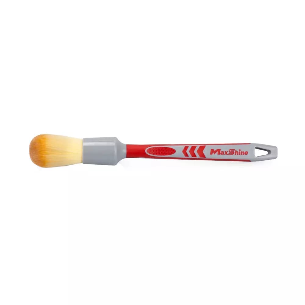 Кисть для детейлинга - Ultra Soft #S MaxShine, 21,5 см, диаметр 2,15 см, ультра-мягкая щетина,