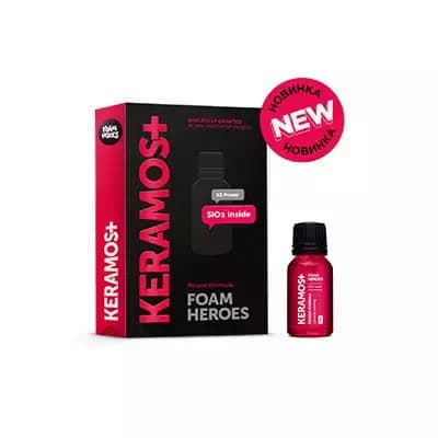 Foam Heroes Keramos+ керамическое покрытие для ЛКП автомобиля, 15мл