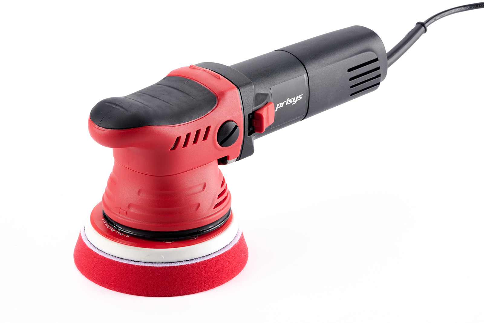 Prisys ERO600 G2 - Эксцентриковая (DA) полировальная машинка [900W; 9mm; 5"(M8); 2500-6500/min; 2.1kg]